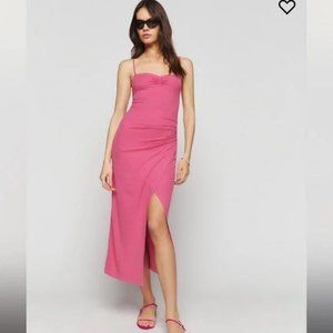 NEW Reformation Formosa Dress - Snapdragon (Pink)